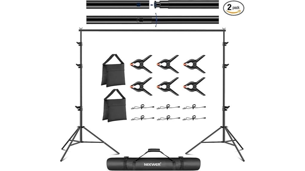 adjustable backdrop stand kit