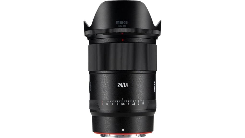 bright wide aperture prime lens