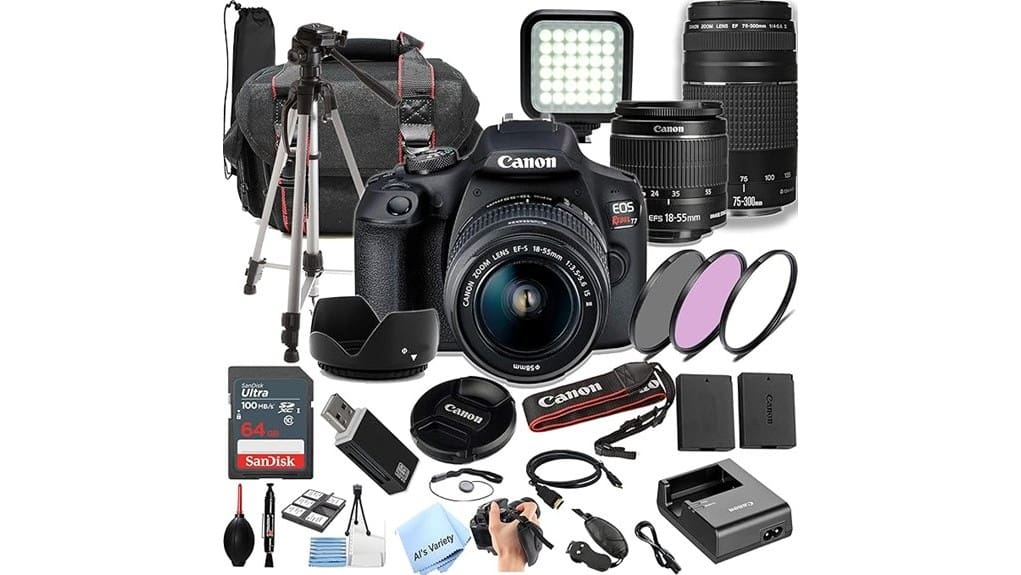 budget dslr with versatile lenses