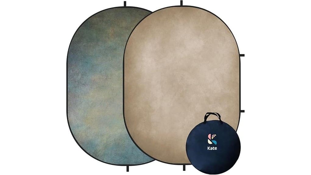 collapsible double sided backdrop review