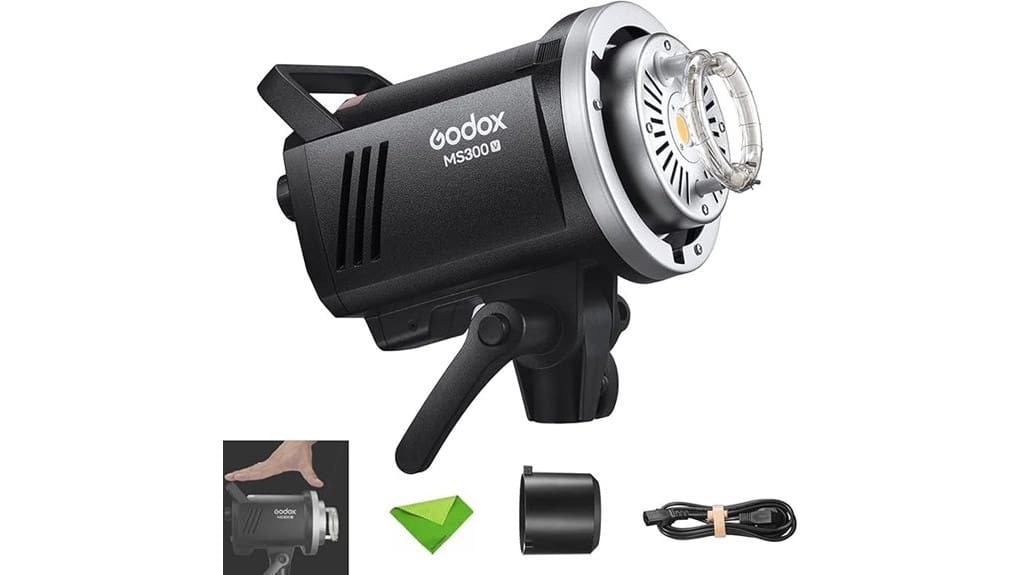 compact 300w studio flash