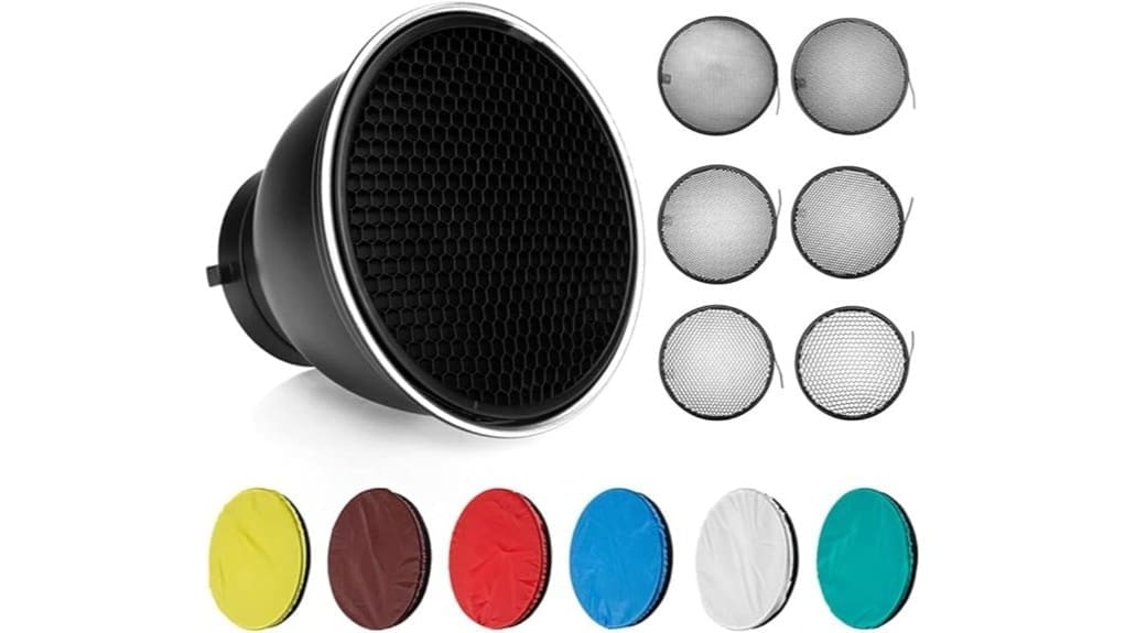 compact 7 inch beauty dish diffuser