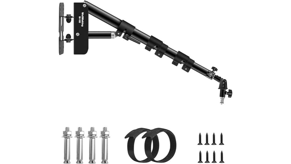 compact adjustable microphone arm