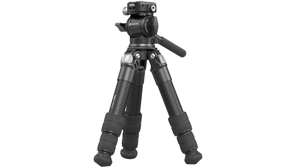 compact carbon fiber tabletop tripod