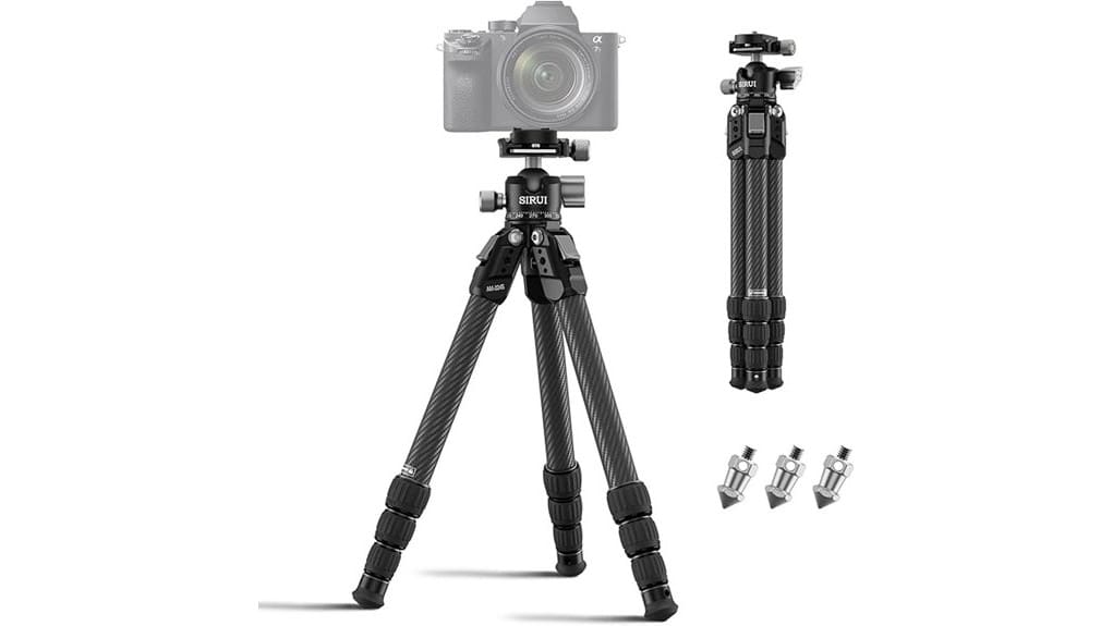 compact carbon fiber travel tripod