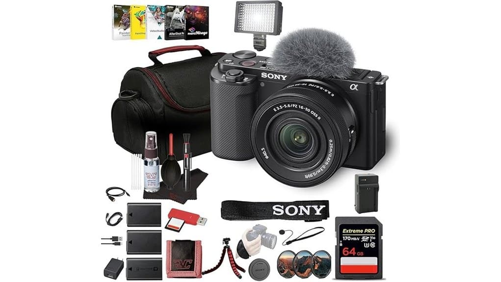 compact mirrorless vlogging kit