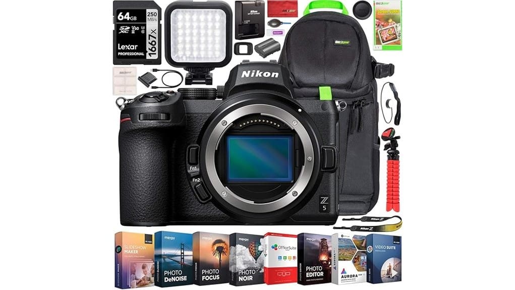 full frame nikon z5 bundle