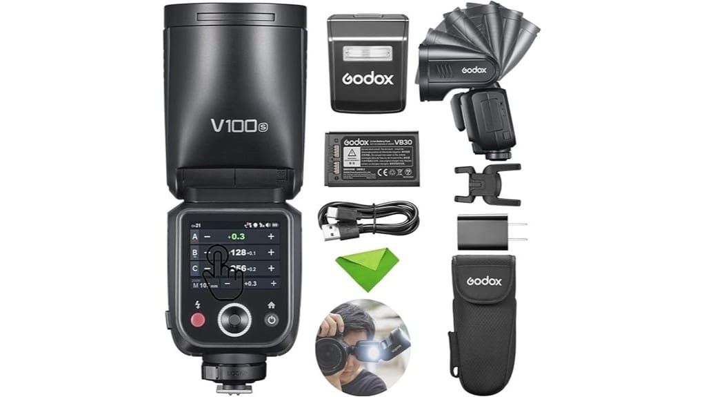 godox v100s sony speedlight