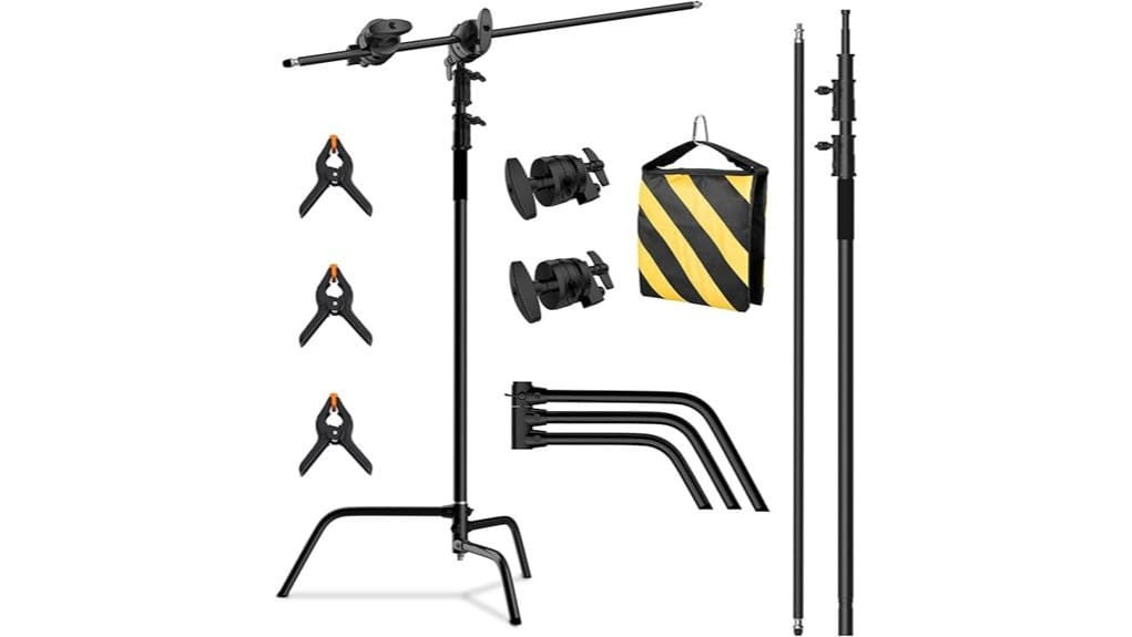 heavy duty c stand boom arm