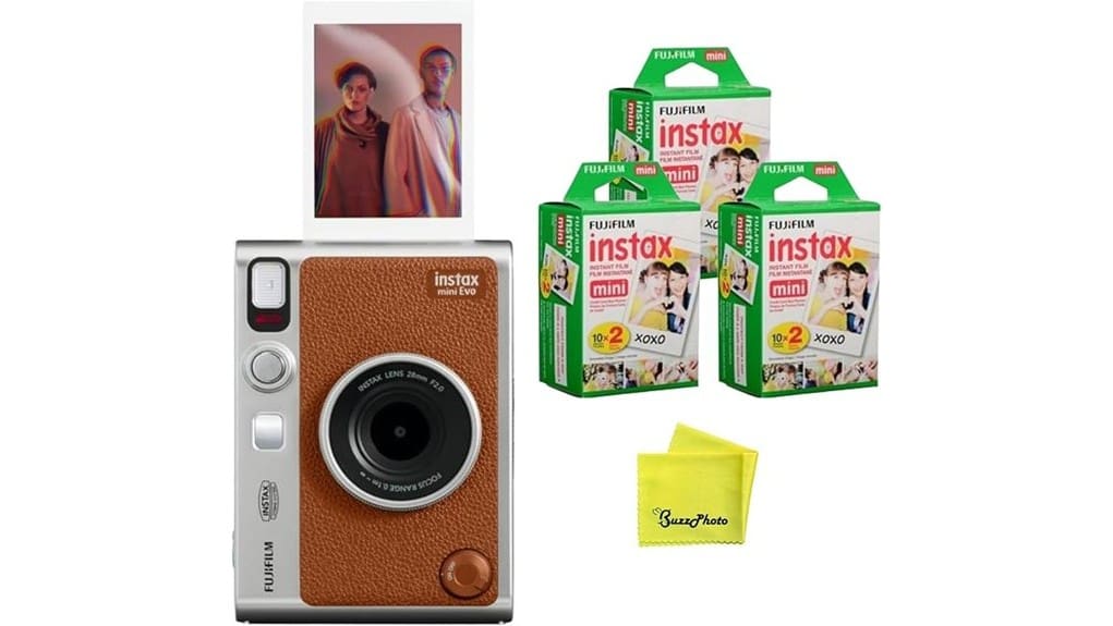 hybrid analog digital instant camera
