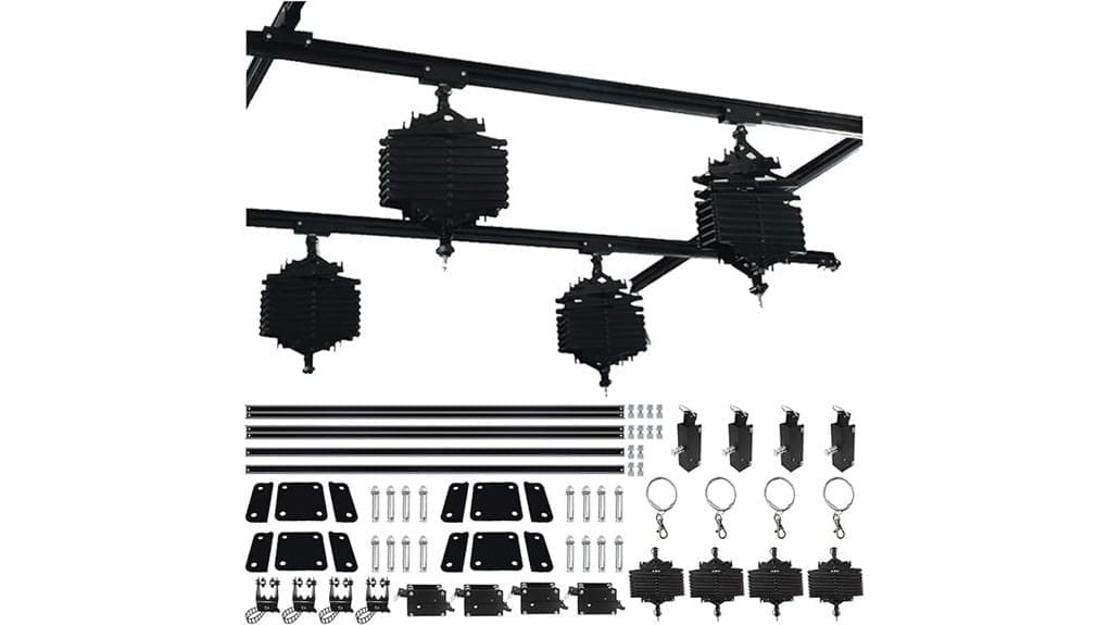 large pantograph ceiling rail