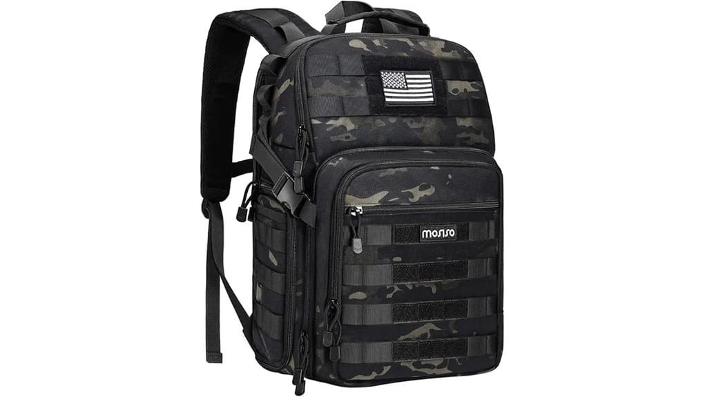night camouflage camera backpack