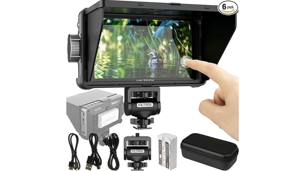 portable 5 5 4k touchscreen monitor