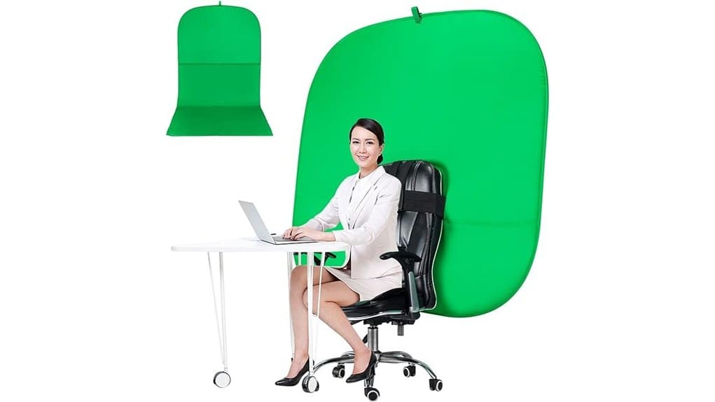 portable green screen chair
