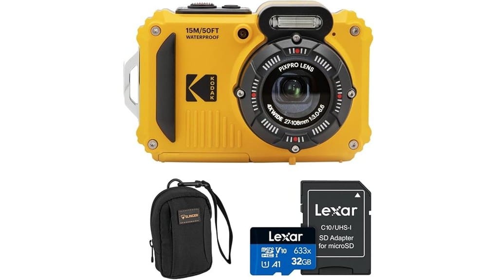 rugged 16mp waterproof camera