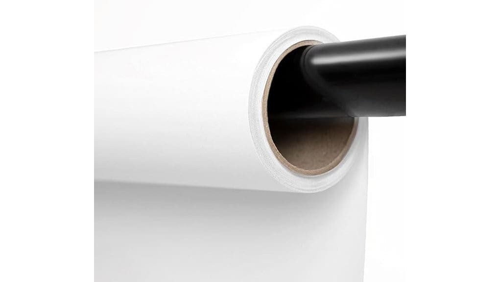 seamless white paper backdrop