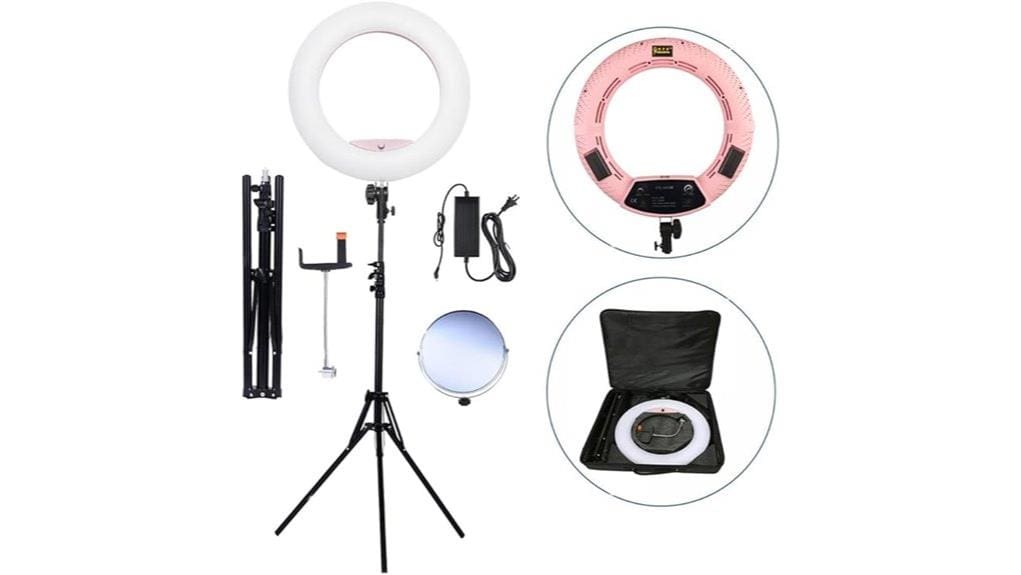 18 inch bi color led ringlight kit