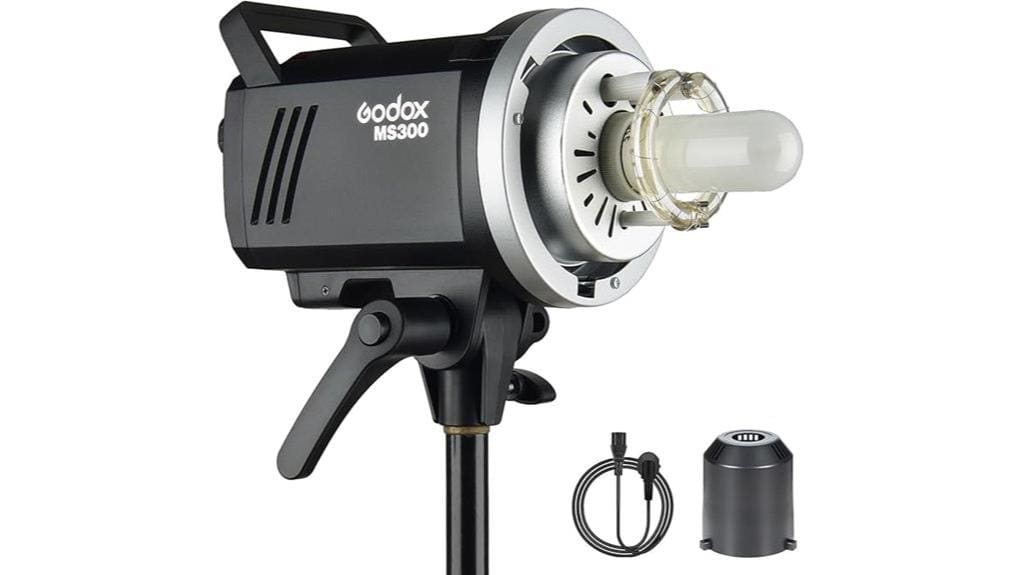 compact 300w studio strobe