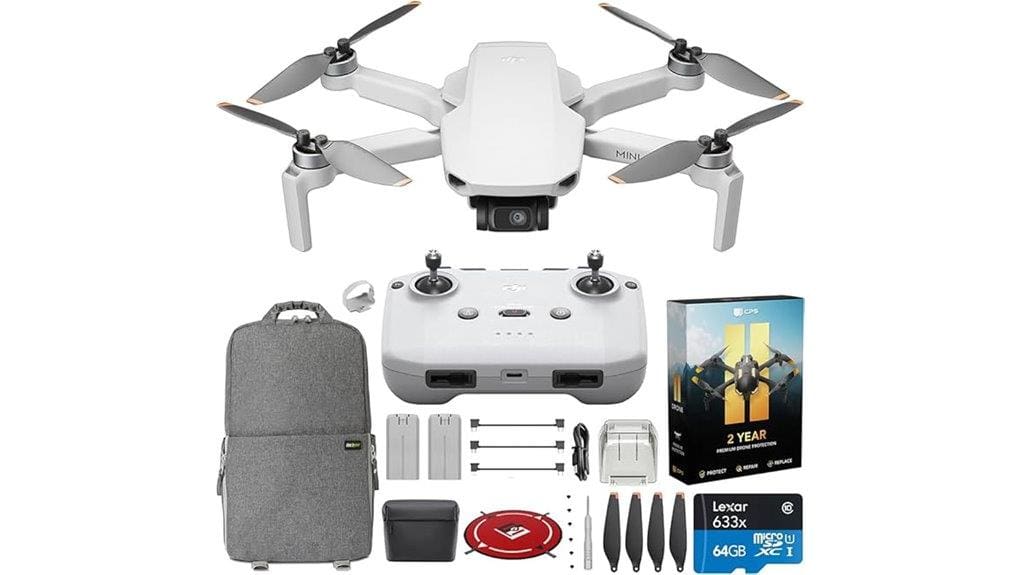 compact 4k drone bundle