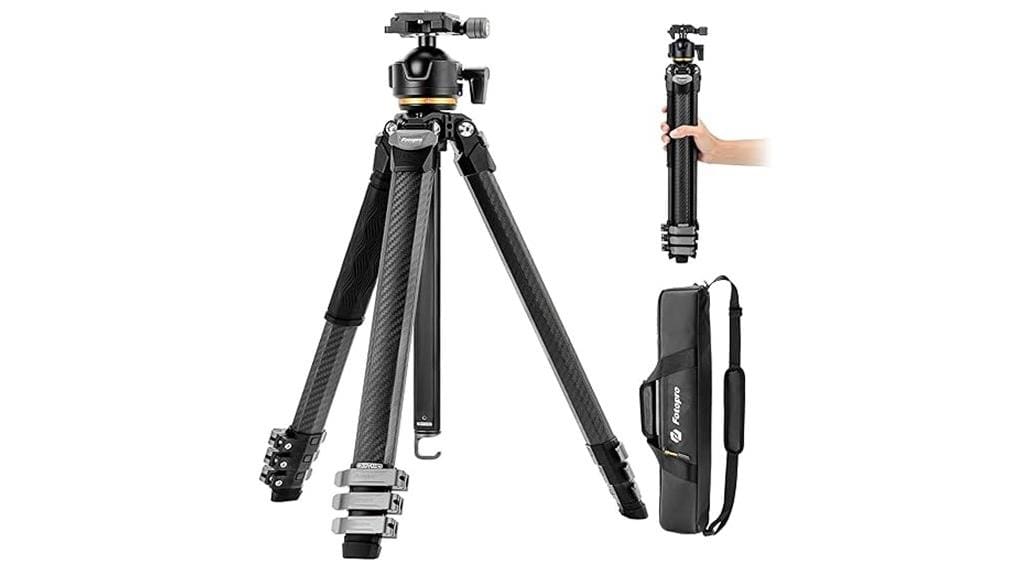 lightweight carbon fiber travel tripod