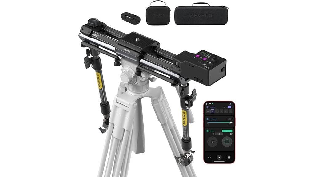 motorized double distance camera slider