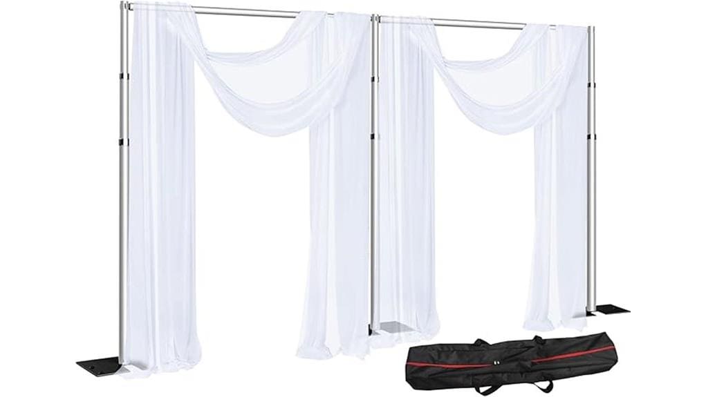 pipe and drape dimensions