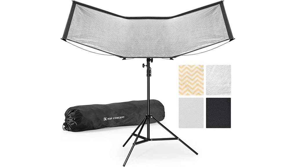 portable lightweight curved reflector