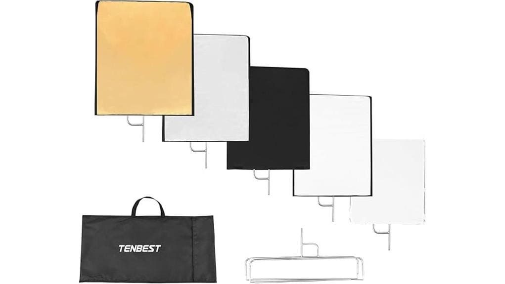 portable reflector and flags