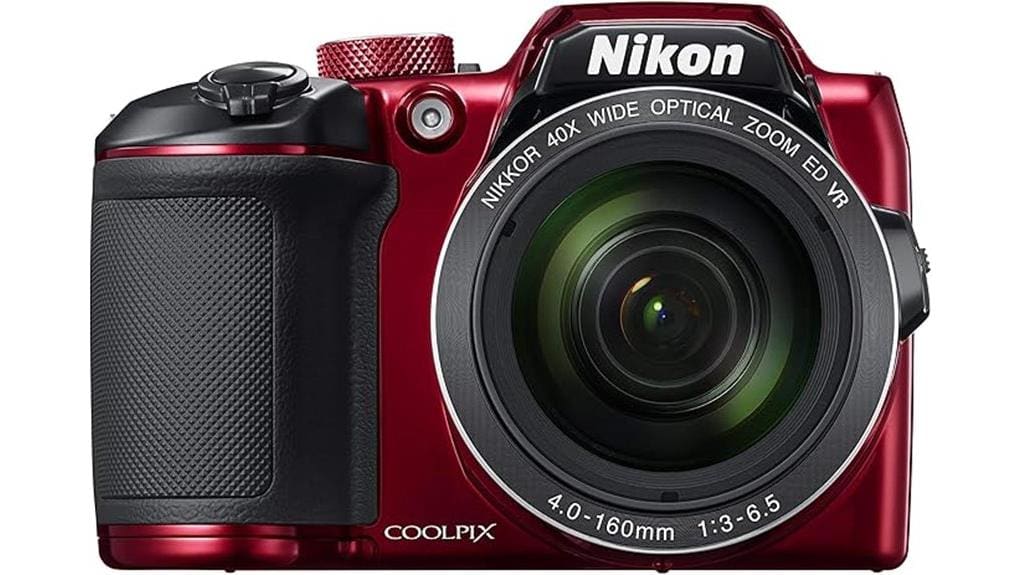 renewed red nikon compact