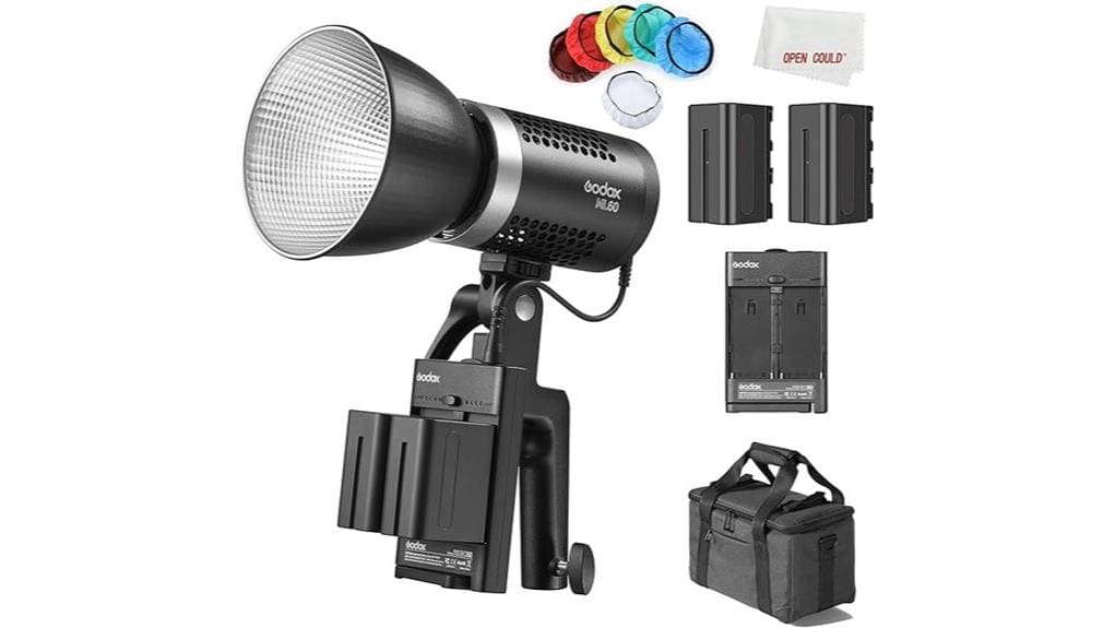 silent 60w portable led
