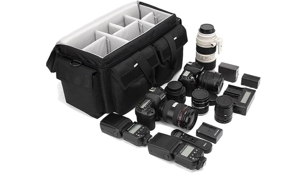 spacious padded compartments durable exterior