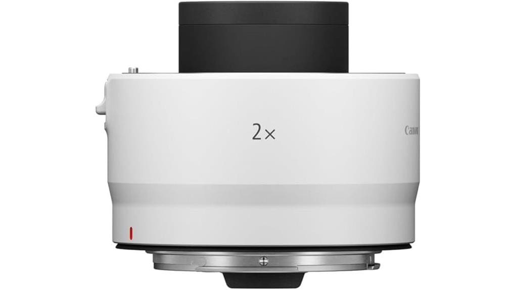 teleconverter doubles focal length